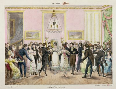 A Society Ball, Engraved by Charles Etienne Pierre Motte by Hippolyte Lecomte